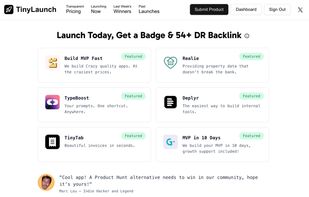 TinyLaunch screenshot 1
