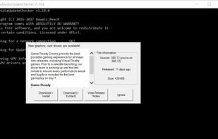 TinyNvidiaUpdateChecker screenshot 1