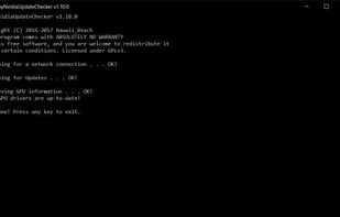TinyNvidiaUpdateChecker screenshot 2