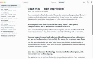 TinyScribe screenshot 1