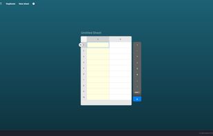 Tinysheet screenshot 1
