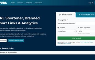 TinyURL screenshot 1