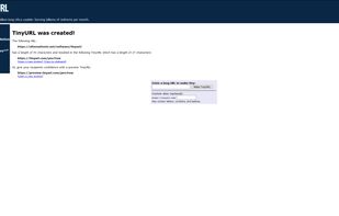 TinyURL screenshot 1