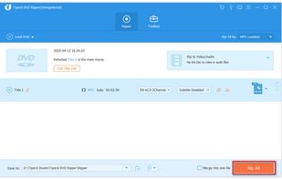 Tipard DVD Ripper screenshot 1