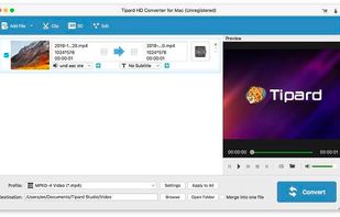 Tipard HD Converter for Mac screenshot 1