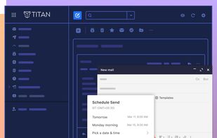 Titan Email screenshot 1