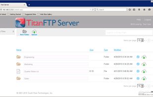 Titan FTP Server screenshot 1