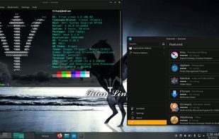 Titan Linux screenshot 1