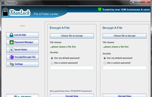 TitanLock File/Folder Locker screenshot 2