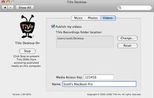 TiVo Desktop (free) screenshot 1