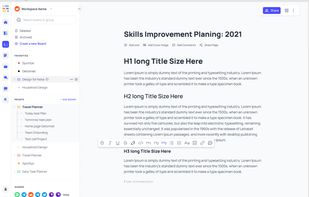 Tixio Wiki to collaborate, manage and edit your documents.
