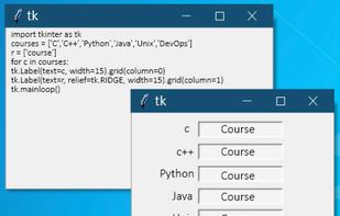 Tkinter screenshot 1