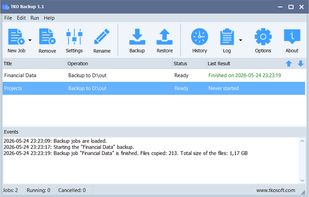 TKO Backup screenshot 1