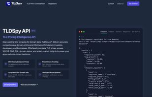 Registrar pricing and Domain Lookup API presentation