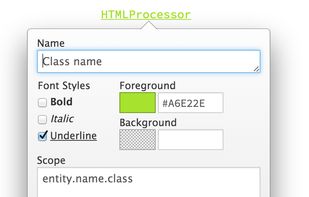 tmTheme-Editor screenshot 2