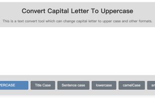 To Upper Case screenshot 1