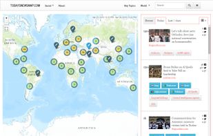 TODAYSNEWSMAP screenshot 1