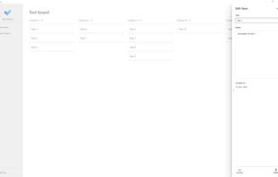 Adding/editing a task