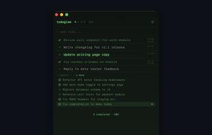 todoglow screenshot 1
