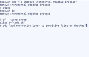 Todo.txt screenshot 1