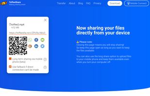 ToffeeShare screenshot 1