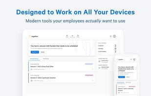 Our end user platform is mobile responsive and works across all devices.