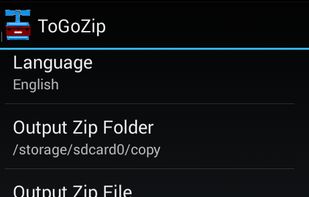 ToGoZip screenshot 2