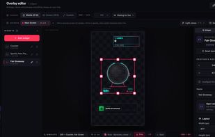 TikTok Live Overlay Editor