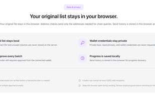 TokenMultiSender screenshot 1