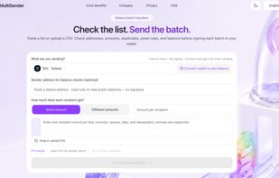 TokenMultiSender screenshot 1
