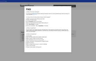 TomatoTimer screenshot 2