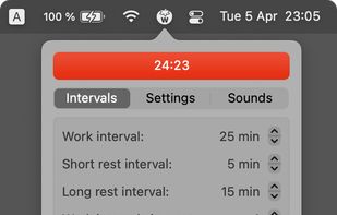 TomatoBar screenshot 1