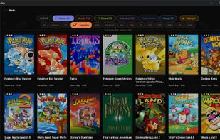 Main search games by platform