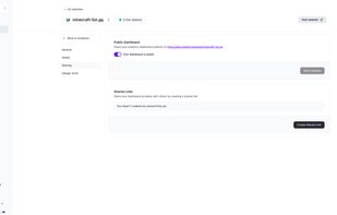 Share your Web Analytics Dashboard