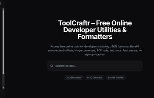Main Page Dark Mode