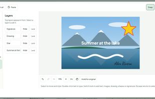 Image Editor: text, drawings, shapes and signatures as editable layers