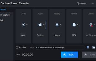 ToolRocket Capture Screen Recorder screenshot 1