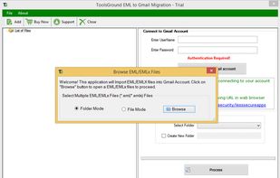 ToolsGround EML to Gmail Migration screenshot 1
