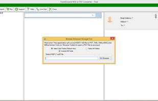ToolsGround NSF to PST Converter screenshot 1