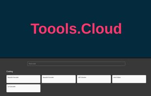 Toools.cloud screenshot 2