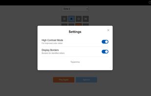 Different accessibility modes