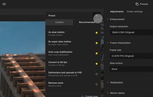 Topaz Video AI screenshot 2