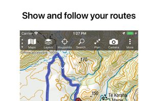 Topo GPS screenshot 1