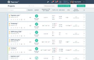 Topvisor screenshot 1