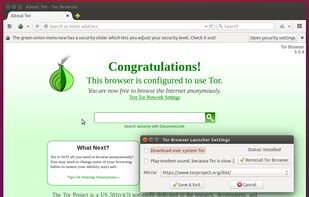 Tor Browser Launcher screenshot 1