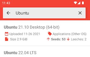 Torrent Search Revolution screenshot 1