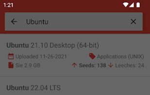Torrent Search Revolution screenshot 1