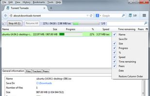 Torrent Tornado screenshot 1