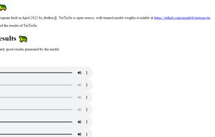 TorToiSe-tts screenshot 1