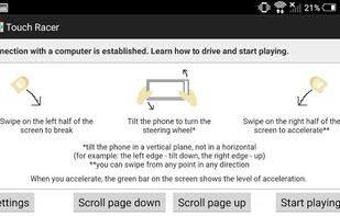 Touch Racer screenshot 2